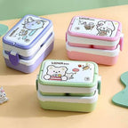 Double Layer Lunch Box لانش بوكس طبقتين